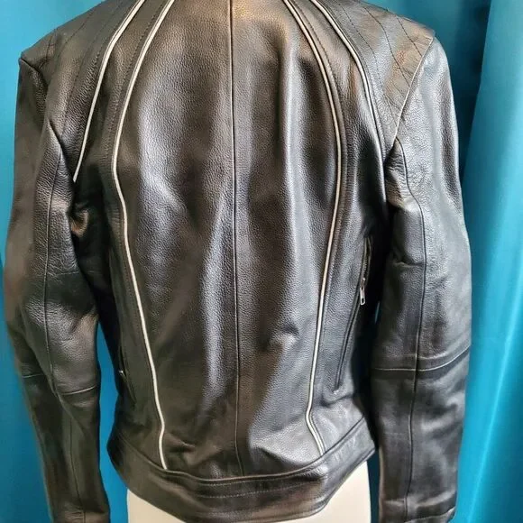 Heavy-duty Leather Jacket w/removable liner! Women's XS - Picture 3 of 9